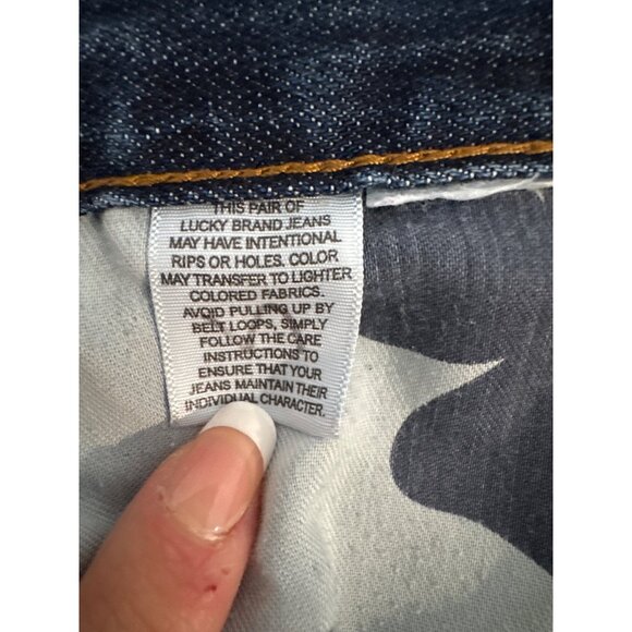 The Scrappy Camper + Lucky Brand Womens Jeans L/34 Upcycled Sweetheart Valentine - Picture 7 of 13